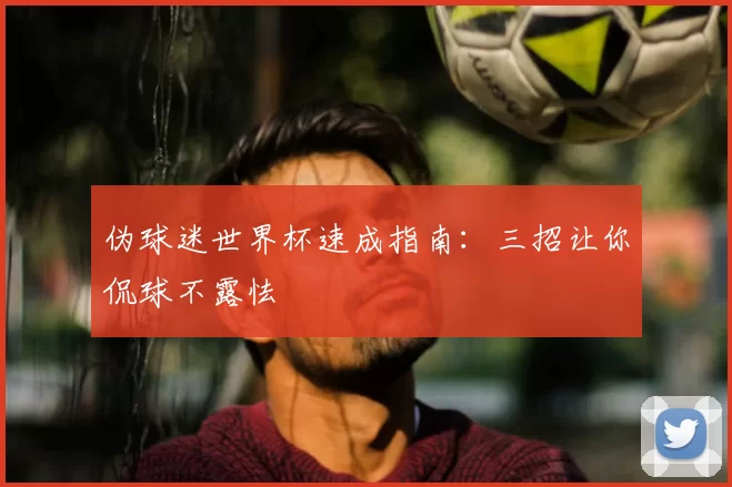 伪球迷世界杯速成指南：三招让你侃球不露怯