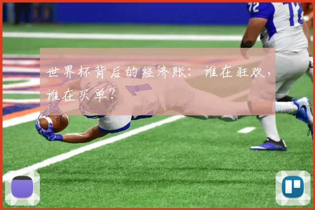 世界杯背后的经济账：谁在狂欢，谁在买单？