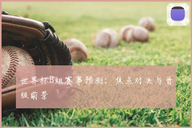 世界杯B组赛事预测：焦点对决与晋级前景